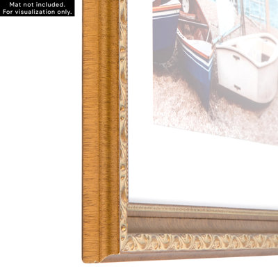 Baptiste Gold Wood Matte Picture Frame