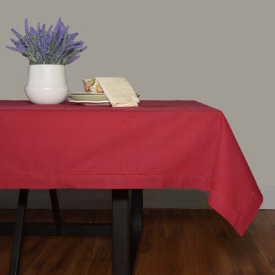 Adérito Solid Color 100% Cotton Tablecloth