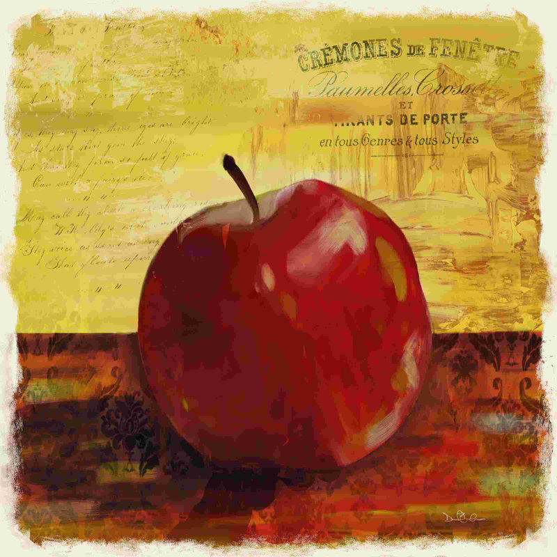 Nouvelles pommes françaises, H 20 po x l 20 po