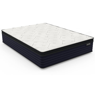 Support de cuivre ulta, mousse à mémoire de forme hybride avec luxueux plateau Euro 14 po - ferme, certifié Greenguard Gold, prêt pour l'étiquette blanche