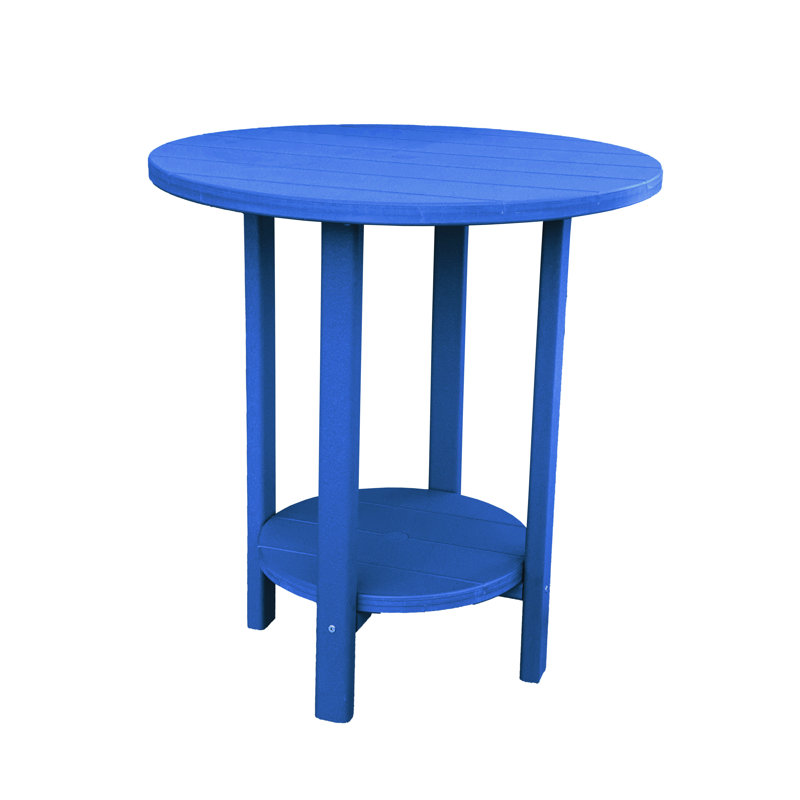 Table bistro Gloridine pour l'extérieur, Bleu