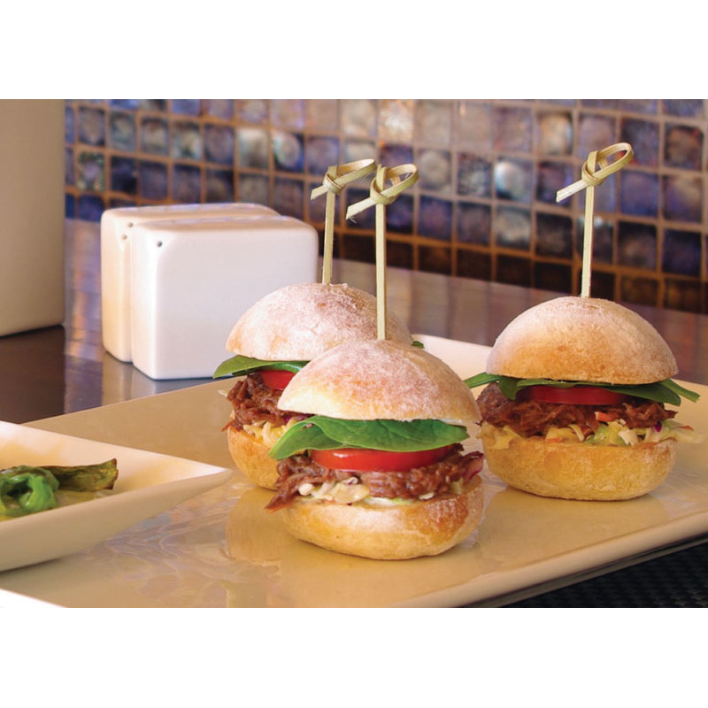 White Porcelain Rectangular Salt and Pepper Shaker Set