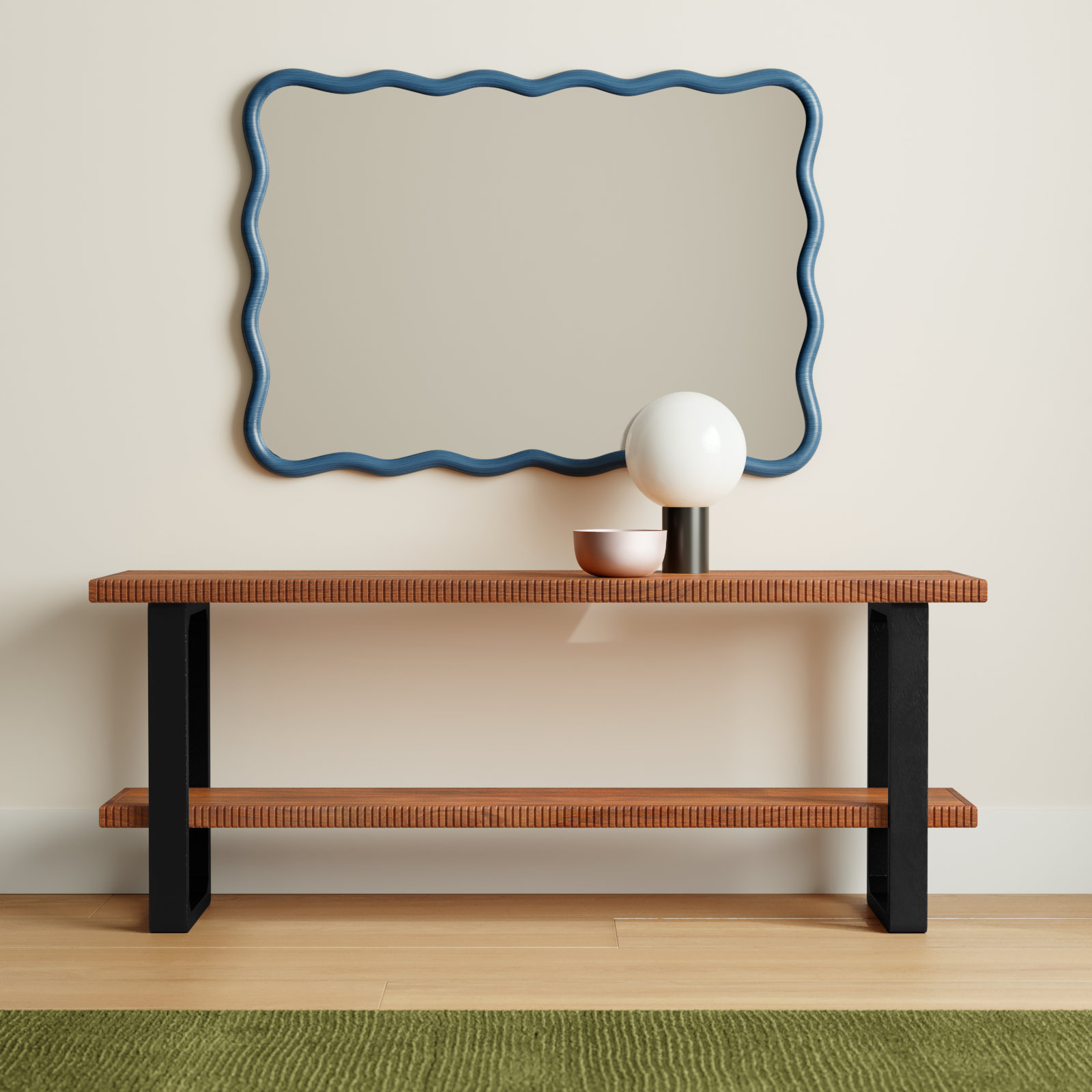 Urbana 56" Mango TV Stand, Mid Tone Honey