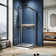 36" W X 36" D X 72" H Framed Square Shower Enclosure With Base