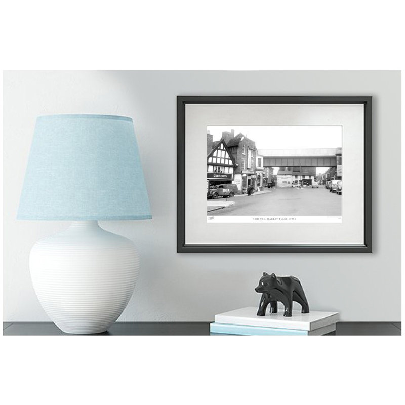 Shifnal, Market Place C1955 - Single Picture Frame Print, 45cm H x 60cm W x 2.3cm D