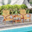 Chaise Adirondack en bois massif Pudsey-1688818515