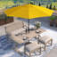 Parasol de marché octogonal Loudean-269600697