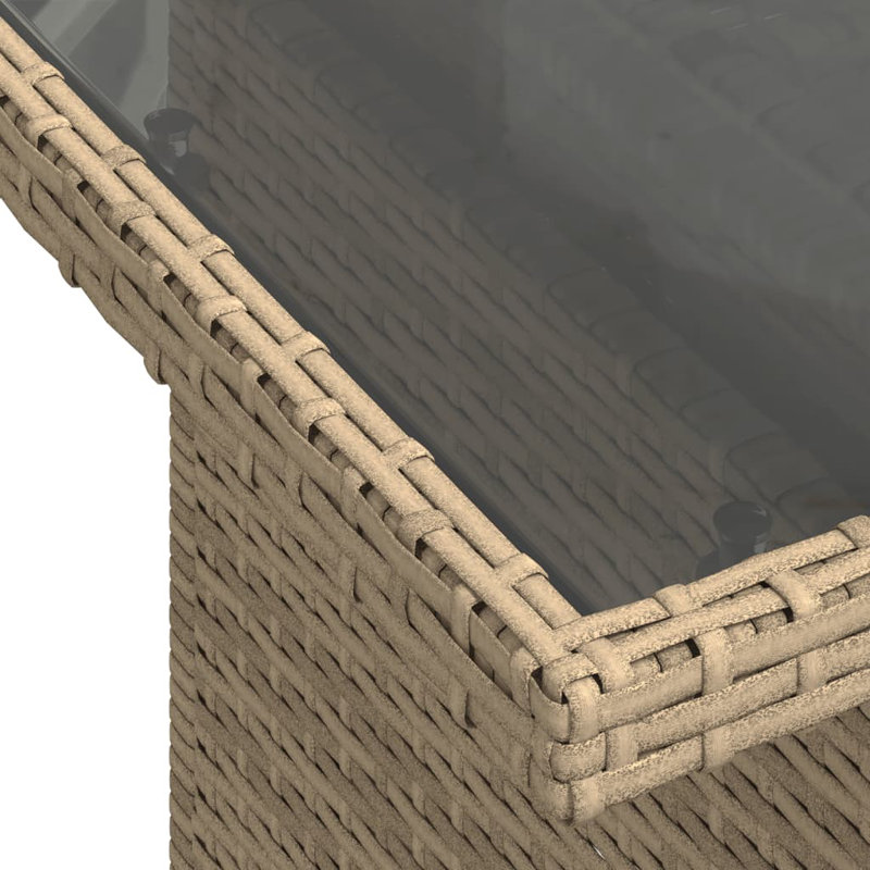 Ensemble de canapé de jardin Vidaxl beige, gris clair