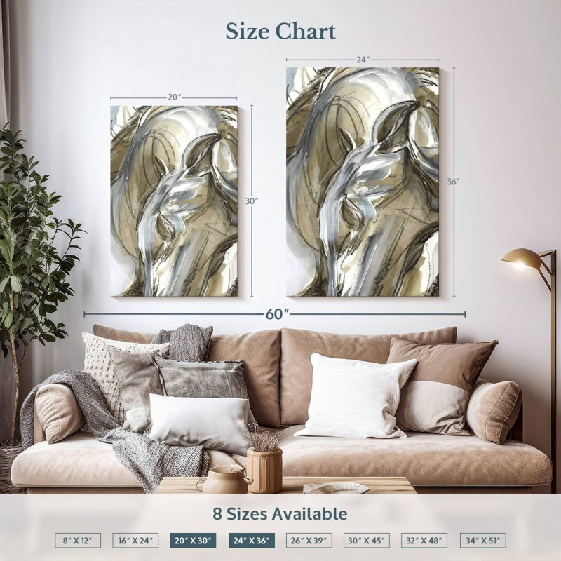 Avery Horse Abstraction I, H 36 po x l 24 po