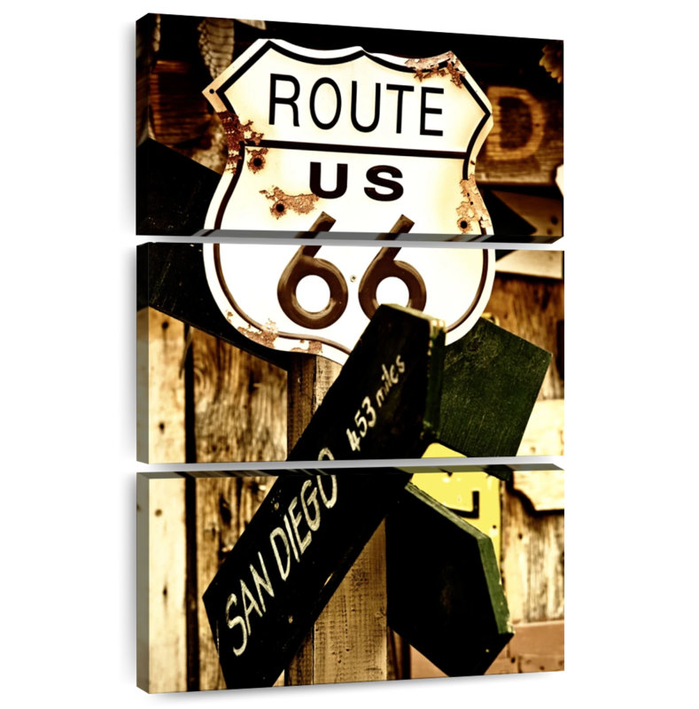 Mehar Route 66 Sign, 38" H x 24" W