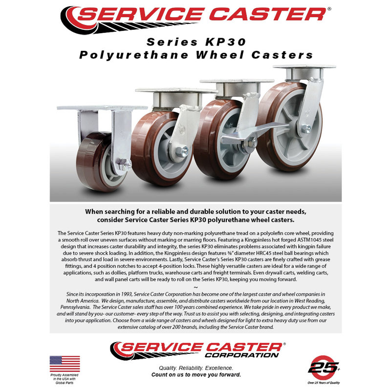 Swivel Caster with Brake