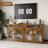 Sideboard Buffet Cabinet With Drawers,31.5'' Modern Kitchen Storage Cabinet With Adjustable Shelves And Acrylic Doors,suitable For Kitchen And Dining Room-10574179