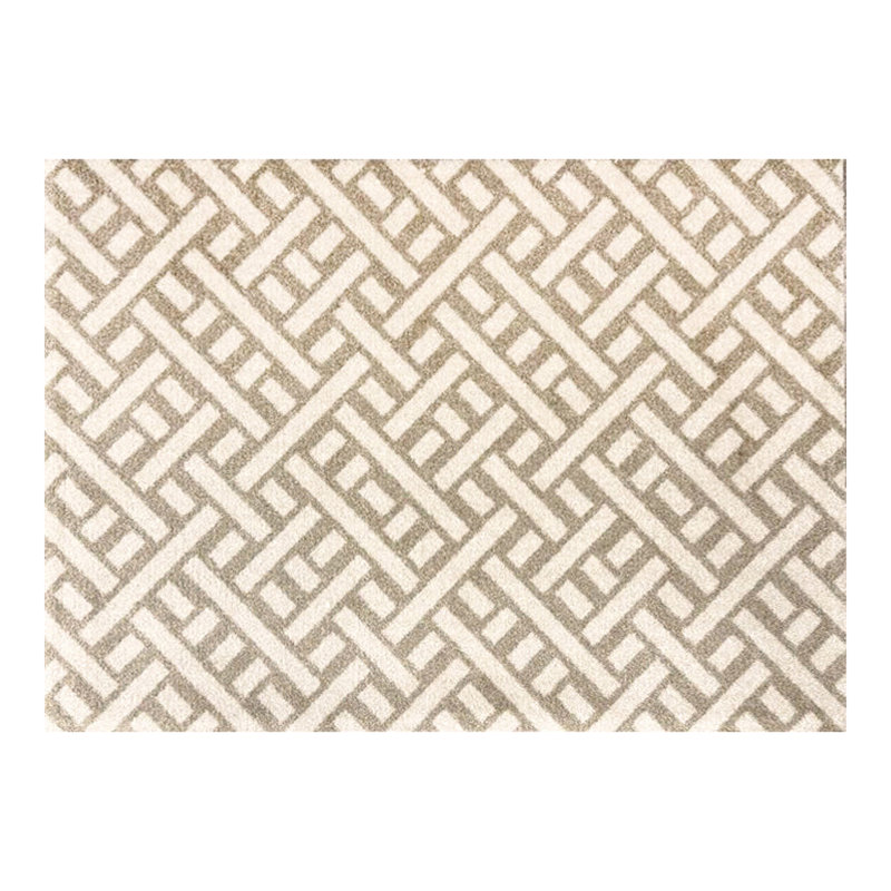 Petit tapis de sol Trellis, L 20 po x L 28 po , Taupe / Crème