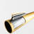Modern Golden Metal Bracket - Elegant Storage Hanger with Rollers and Storage Baskets