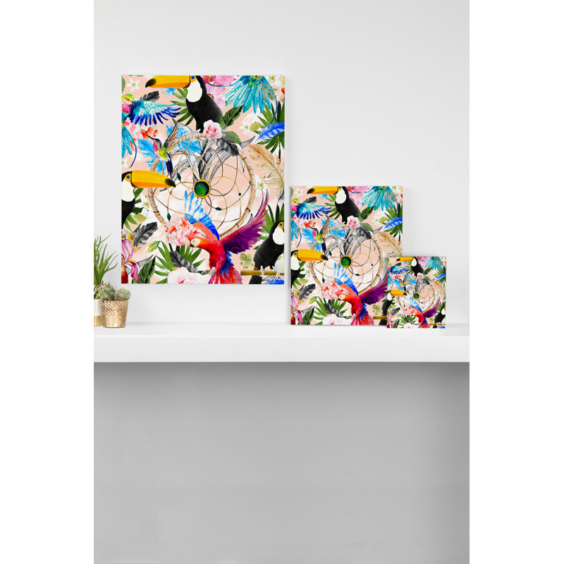 « boho », impression sur toile, H 24 po x l 30 po x P 2 po