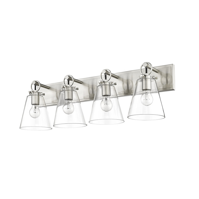 Flitwick 4 - Light Dimmable Vanity Light, Brushed Nickel