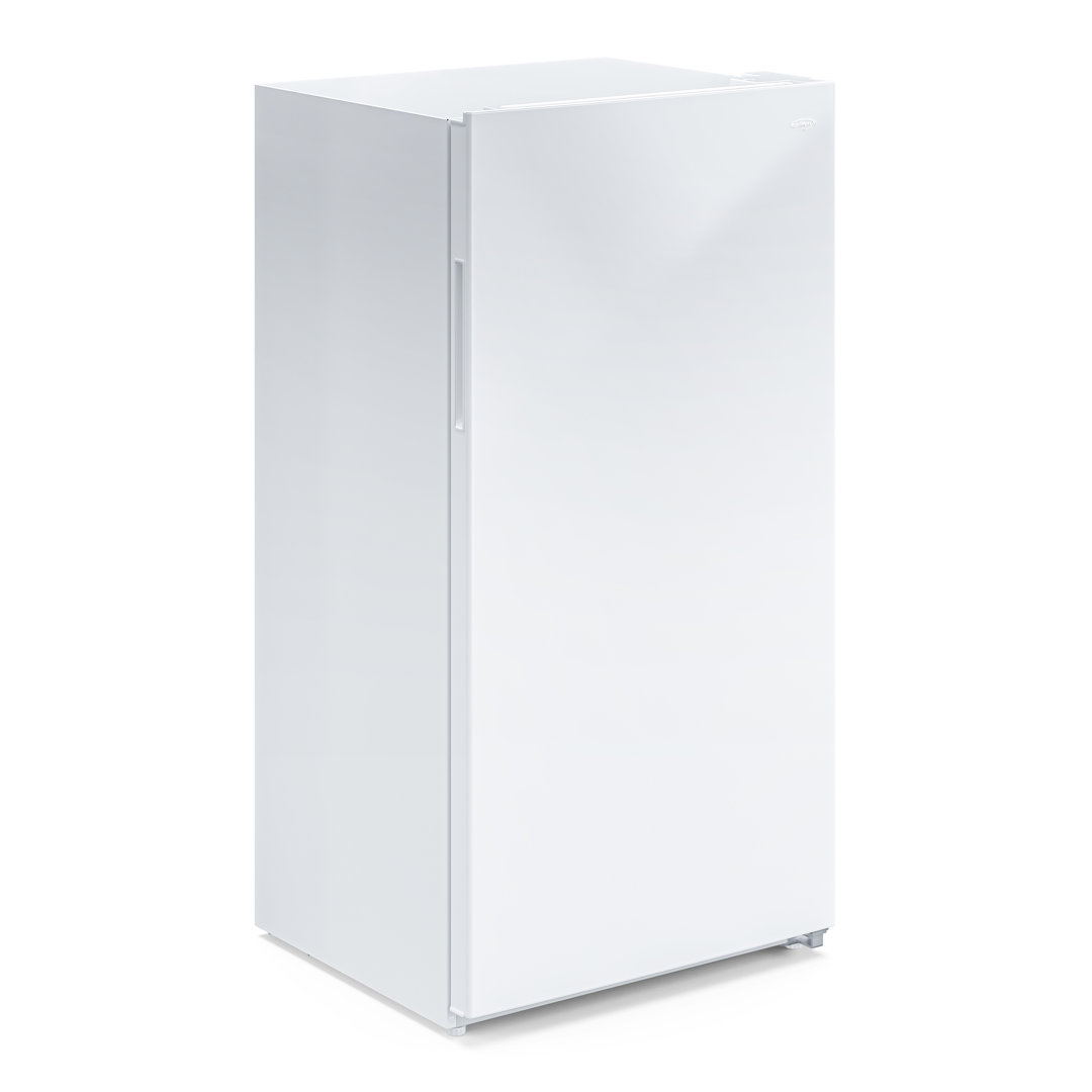 KoolMore Upright Freezer/Refrigerator Convertible, 2-in-1 Appliance, Home, Dorm, and Garage Ready Fridge/Freezer Storage for Fresh or Frozen Food and Drinks, Wire Shelves and Drawer [White] (RUF-17C) KoolMore
