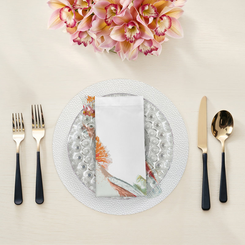 Cockatoo Cotton Sateen Dinner Napkins