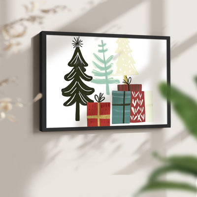 Art de Noël - Lxxxi - reproduction encadrée - réversible