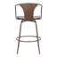 Tabouret de bar et de comptoir pivotant Cardella-888481987-888481988