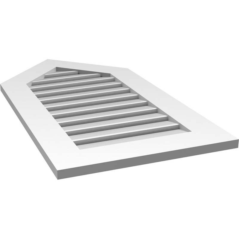Ventilé à pignon fonctionnel en uréthane Signature, H 38 po x l 20 po x P 1 po, 12/12