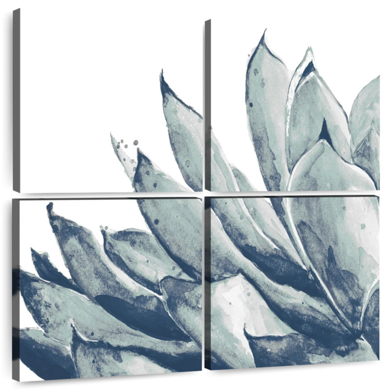 Harnek Blue Agave On White I