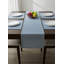 Marine Blue Herringbone Bay Indoor Outdoor Table Runner 14x72