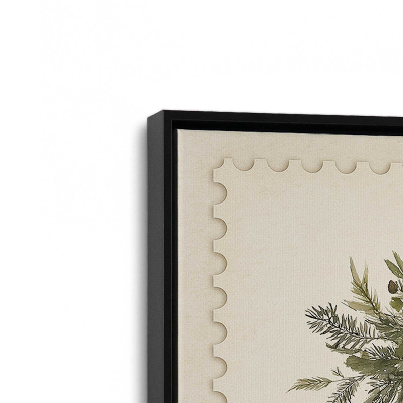 Impression sur toile Northiant Sleigh, H 12,75 po x l 18,75 po, Noir satiné
