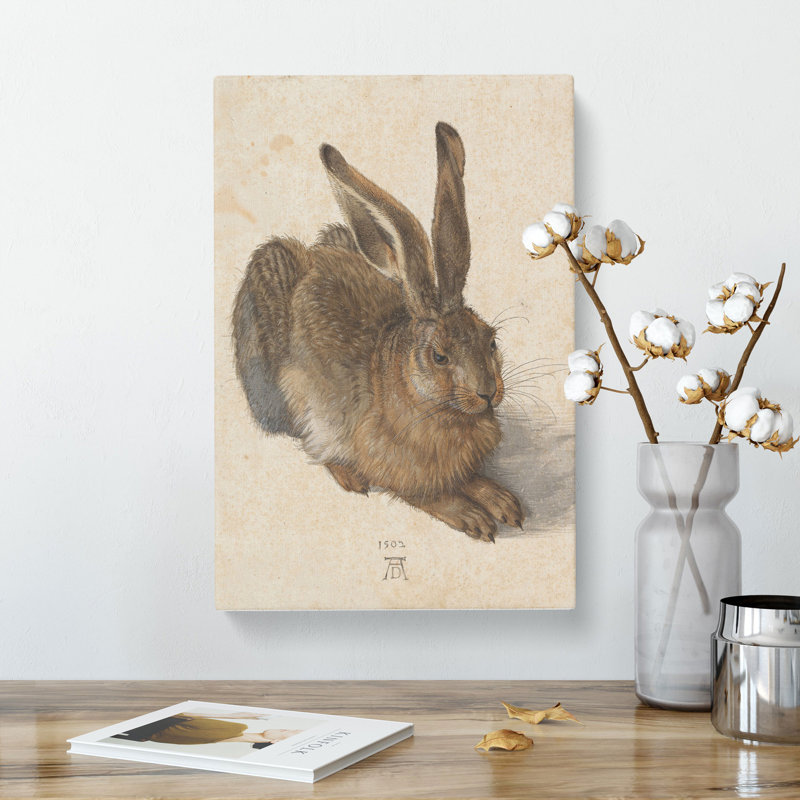 Hare by Albrecht Dürer - Wrapped Canvas, 60cm H x 40cm W x 3cm D