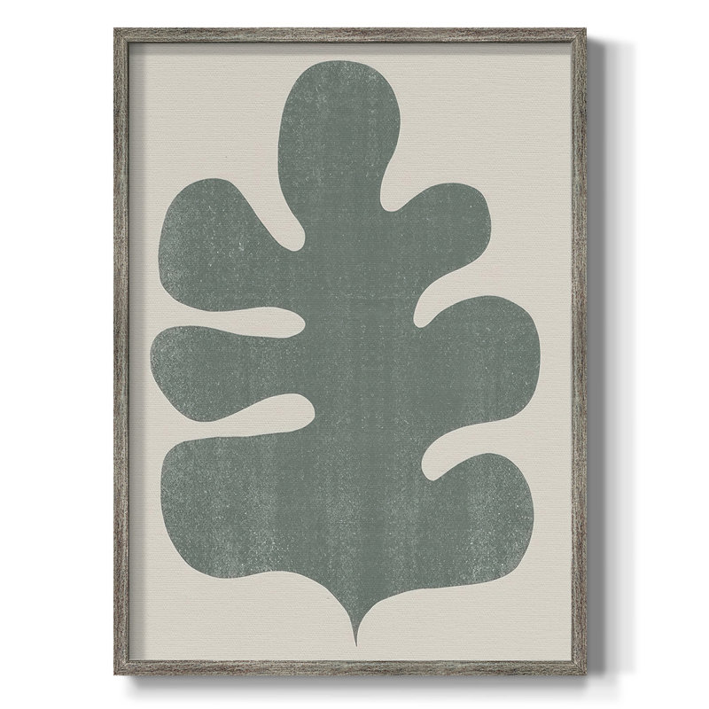 Palm Morph II, reproduction encadrée - bois massif, H 11 po x l 9 po