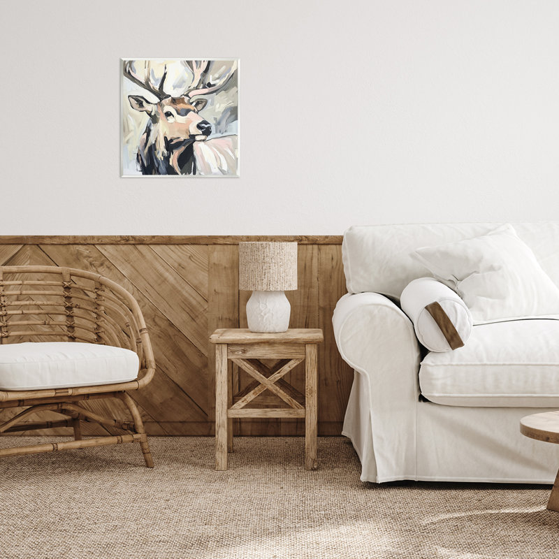 «Neutral Bull Elk», plaque murale par Tina LeCour