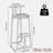 Set Of 3 Bar Stools With Backrest, Footrest And Metal Frame