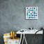 «Roundabout Blue» par Shirley Novak, art mural sur toile-103728368