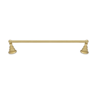 Rio Grande Traditional Wall Mount 18 in. Towel Bar, Solid Brass and Escutcheons by Strom Living