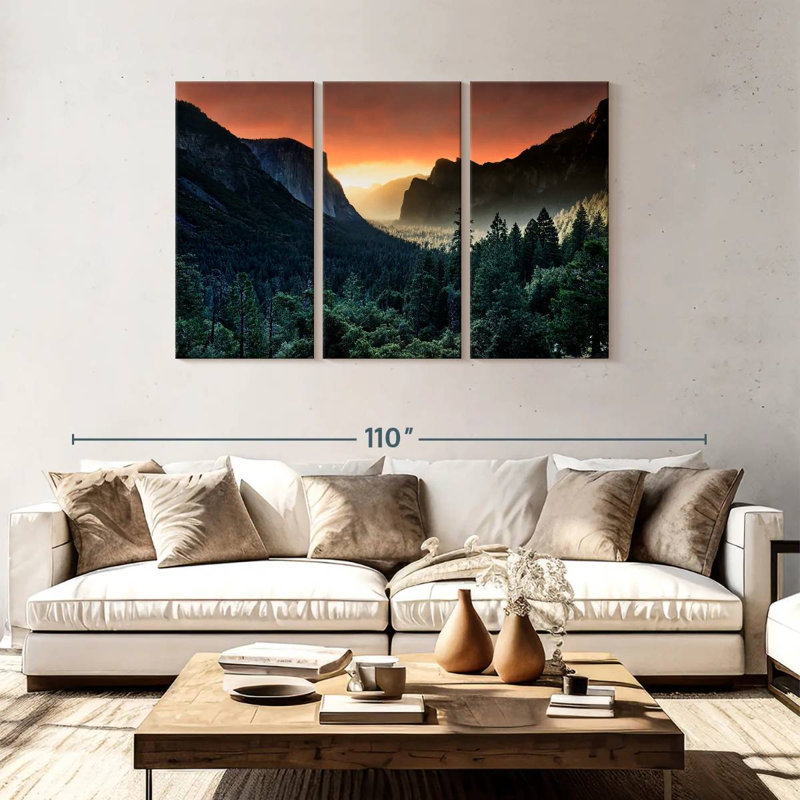 «Harnek Forest Last Light», H 48 po x l 74 po