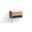 Modo 36" W Freestanding Single Bathroom Vanity with Dean Leg-2101857587-2101857581-2131032091