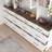 83.3'' H x 94.5 '' W Bookcase With Glass Doors And 12-Drawer-989078735