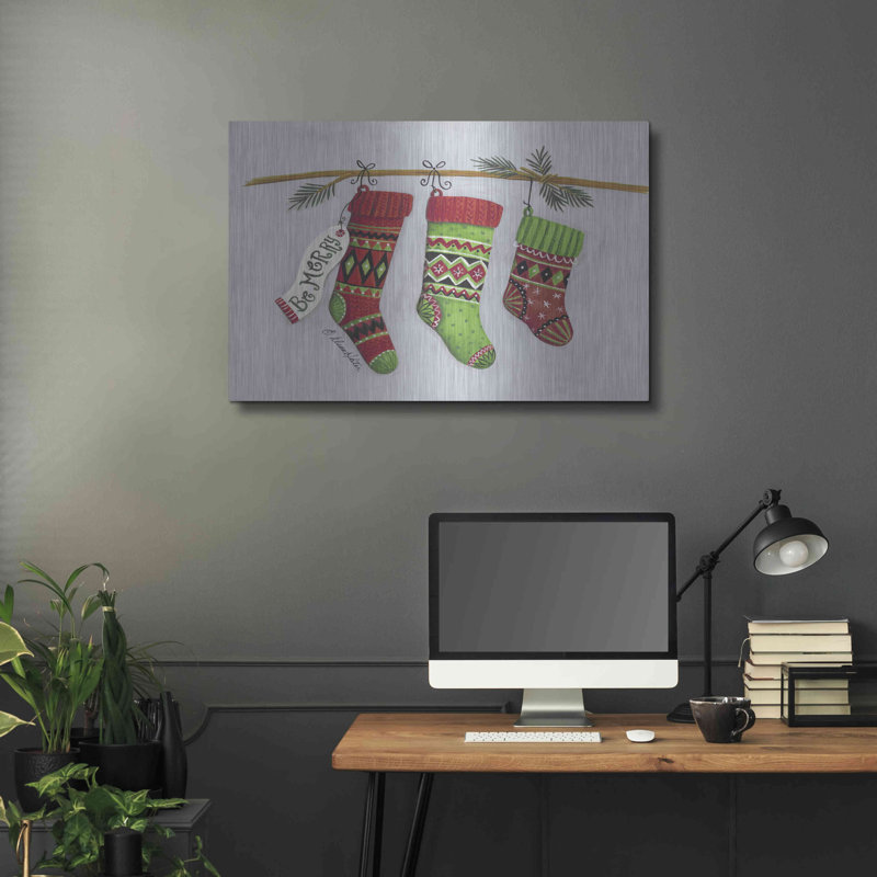 «Be Merry Stockings» par Diane Kater, H 24 po x l 36 po