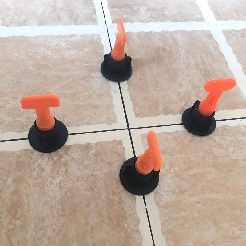Ensemble de niveleurs à carrelage Outils essentiels pour la maison 100 niveleurs interchangeables + 2 clés