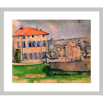 «Jas de Bouffan» par Paul Cézanne, impression giclée encadrée