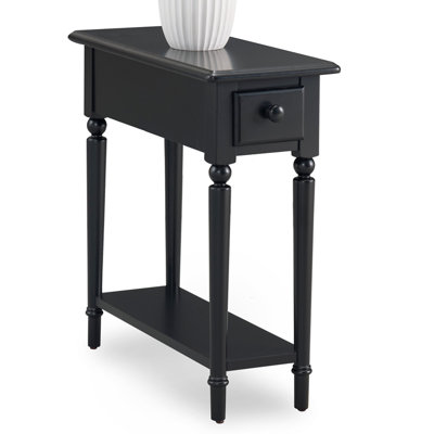 Coastal Solid Wood Narrow Side Table