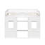 Lit mezzanine simple avec échelle - Blanc-1965242948-1965242949