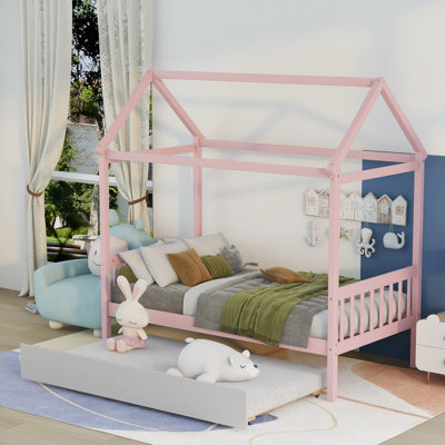 Structure de lit House avec lit gigogne