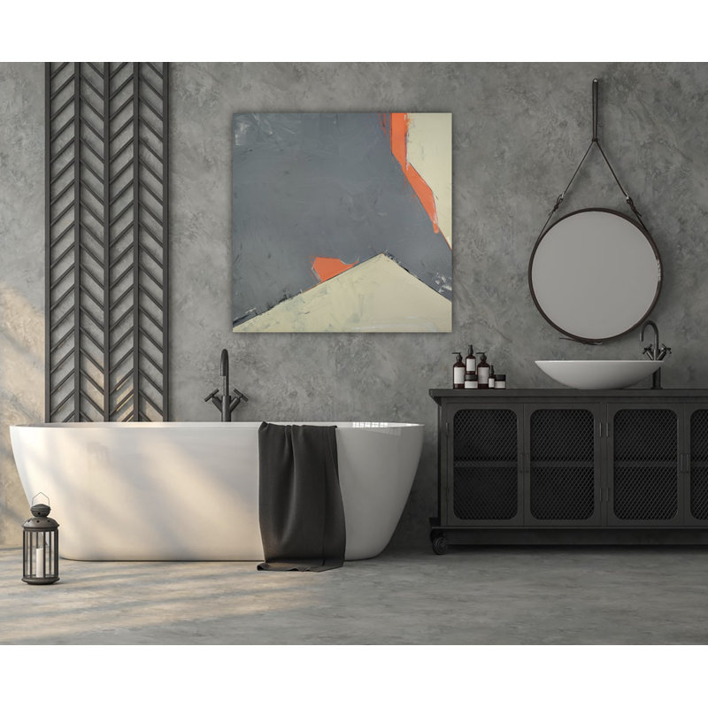 Geo III by John Beard - Artist Enhanced Canvas Print, 42" H x 42" W x 2" D, Wrapped Canvas