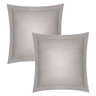 Delara 100% Eucalyptus Lyocell TENCEL™ Cooling Euro Sham Set (2-Pack), 26" x 26" – Soft, Silky & Breathable