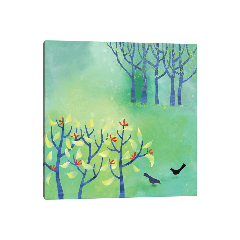 April by Nic Squirrell - Wrapped Canvas Gallery-Wrapped Canvas Giclée, 45.72 cm H x 45.72 cm W x 3.175 cm D