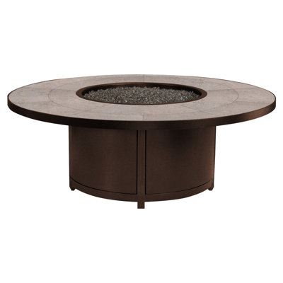 Capri Iron Outdoor Fire Pit Table