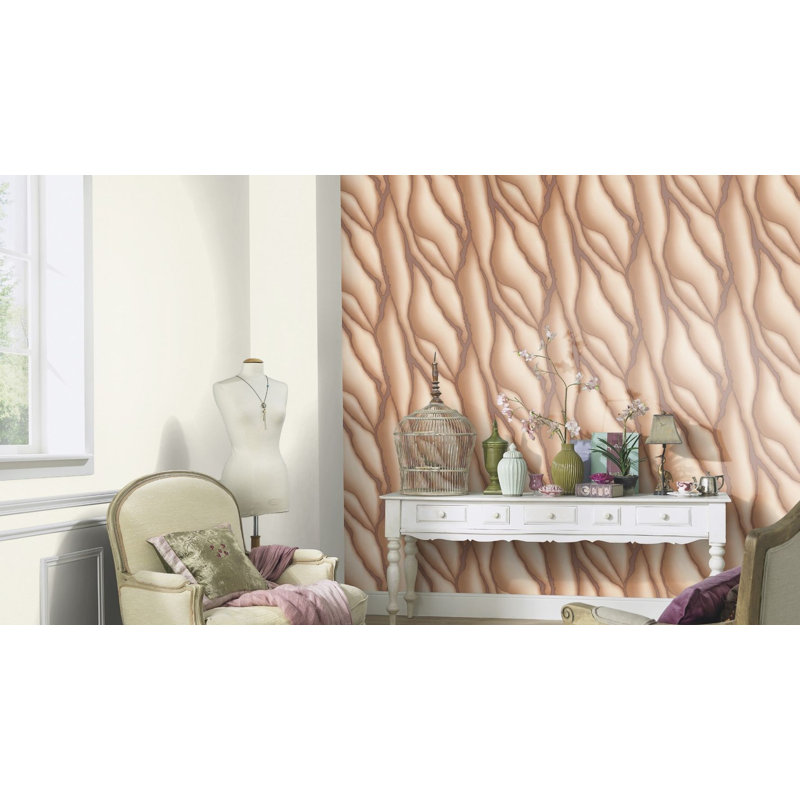Papier peint abstrait Edibe, Beige
