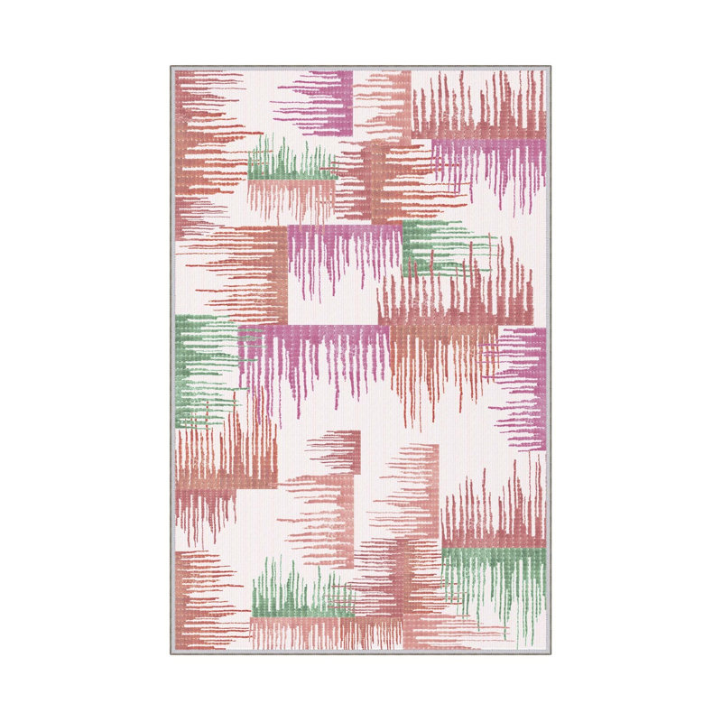 Premium Hall Carpet, 2.6 x 6.6 Feet, 100% Polyester, 650 g/m² | Antibacterial, Non-Slip Underside, 0.3 in Pile Height | Machine Washable, 3D Digital Printing | Durable & Stylish for Any Entryway or Living Room
