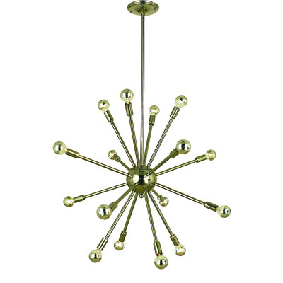 Frizzell 16 - Light Dimmable Sputnik Sphere Chandelier